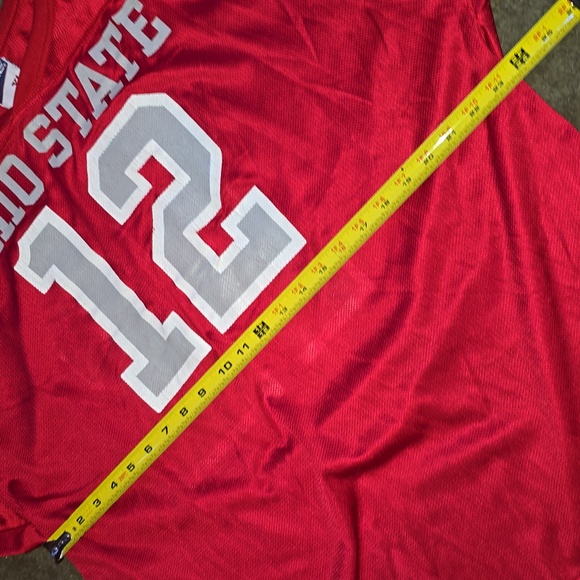 VTG Bike OHIO STATE BUCKEYES #12 Football Jersey Adult XL - Picture 5 of 6